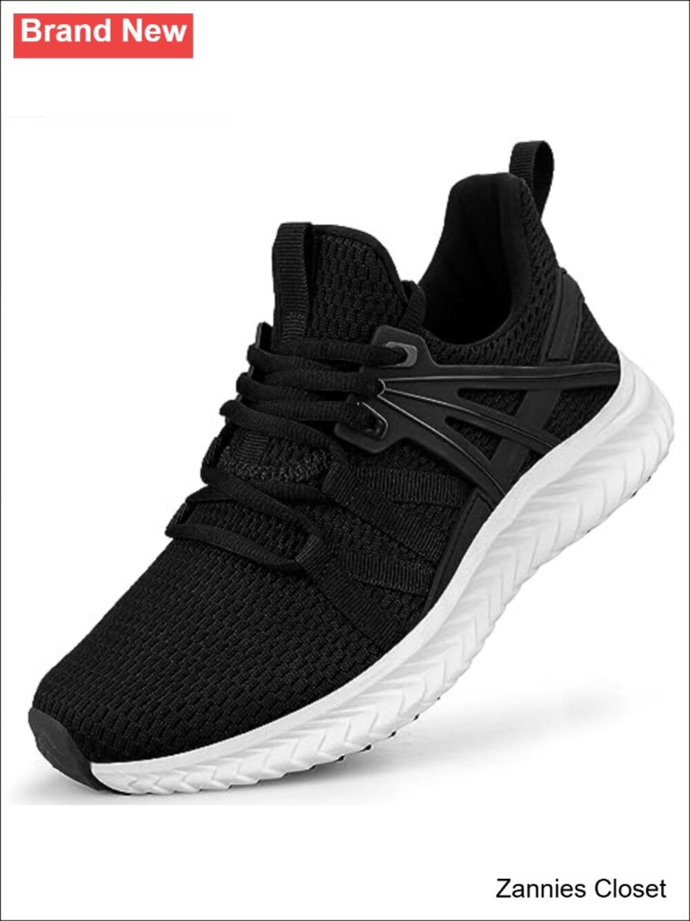 ✨ Abboos Womens Slip On Running Sneakers Walking Tennis Shoes Breathable Knit